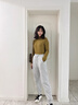 浪莎運(yùn)動褲女春秋季新款寬松顯瘦哈倫褲小個(gè)子高腰休閑百搭束腳衛(wèi)褲女 灰色 L 【推薦100-115斤】 曬單實(shí)拍圖