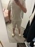 棉滿滿男士睡衣100%純棉夏季薄款25新款全棉短袖短褲舒適寬松家居服套裝 曬單實拍圖
