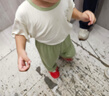 NEW BALANCE0-4歲嬰幼童專(zhuān)業(yè)1/3處彎折護指軟底學(xué)步鞋1ST 曬單實(shí)拍圖
