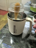 美廚（maxcook）馬克杯水杯 304不銹鋼保溫杯子咖啡燕麥早餐茶杯帶蓋450ml 櫻花粉 曬單實(shí)拍圖