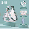愛寶適嬰兒背巾網(wǎng)眼透氣多功能哺乳巾橫抱式前抱式寶寶背帶M629帶口水巾 曬單實(shí)拍圖