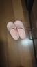 回力拖鞋女居家浴室防滑一字拖eva輕便外穿沙灘涼鞋SDJ-0392粉色36-37 曬單實(shí)拍圖