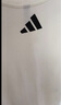 adidas情侶休閑純棉印花上衣圓領(lǐng)短袖T恤男女夏季阿迪達斯輕運動(dòng) 黑色     M 曬單實(shí)拍圖
