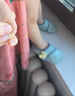 愛寶適嬰兒地板襪夏季網(wǎng)眼寶寶學(xué)步襪點(diǎn)膠步前鞋兒童襪子小熊2雙M碼T177 曬單實(shí)拍圖
