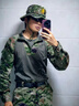 新款新式正版蛙服迷彩服套裝原廠夏冬季戶外訓(xùn)練服防刮耐磨工作服 叢林蛙服（衣+褲+圓帽） 160/84-88 曬單實(shí)拍圖