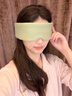 卡恩歐眼罩睡眠遮光睡覺專用重力助眠神器男士緩解疲勞女0壓感透氣冰絲 涼溫兩用【牛油綠】親膚0壓感 100%強(qiáng)遮光-深睡眼罩 曬單實拍圖