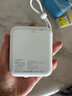 臺(tái)電（TECLAST）【3C認(rèn)證】自帶線充電寶22.5W快充10000毫安時(shí)可上飛機(jī)大容量迷你移動(dòng)電源 適用蘋果16華為小米 白 曬單實(shí)拍圖