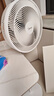 美的（Midea）電風(fēng)扇 家用七葉立式落地扇宿舍臥室輕音節(jié)能搖頭桌面小風(fēng)扇大風(fēng)力空氣循環(huán)風(fēng)扇 SAF30AC  曬單實(shí)拍圖
