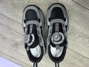 泰蘭尼斯春季兒童運動(dòng)鞋男女童透氣百搭大童防滑學(xué)生跑步鞋 黑/灰35碼 曬單實(shí)拍圖
