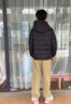 雪中飛兒童羽絨服輕薄保暖外套2025新款男女童裝秋冬季上衣 黑色 160 曬單實(shí)拍圖