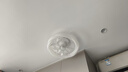 雷士（NVC）LED照明風(fēng)扇燈吸頂?shù)跎葻舯睔W臥室白色奶油低層適用42瓦包安裝 曬單實(shí)拍圖