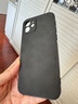尚蘇 適用 iPhone12手機(jī)殼蘋果12保護(hù)套防摔鏡頭全包軟殼簡約輕奢羊巴皮外殼女男款皮套黑色 曬單實(shí)拍圖