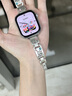 學(xué)長家適用華為watch fit4手表帶鏈創(chuàng)意金屬watchfit3智能運(yùn)動表鏈4pro腕表新款手環(huán)2高級感腕帶女款夏天 彩鉆小狗-星光色 適用：華為WATCH FIT4/4Pro表帶 曬單實拍圖