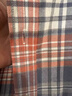 AEMAPE襯衫男士2025春秋季新款純棉免燙上衣服休閑格子襯衣長(cháng)袖外套男裝紅色38  建議100-120斤 曬單實(shí)拍圖