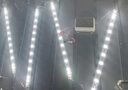 佛山照明(FSL)吸頂燈燈芯LED燈盤磁吸改造長條燈板條形光源模組 50W燈條/正白光/一拖四 曬單實拍圖