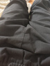 普戈斯（PUGESI）胖子大碼230斤日系休閑褲子男春秋直筒工裝褲男士寬松闊腿百搭潮 黑色 M 85-110斤 曬單實(shí)拍圖