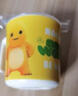 五和（WUHE）兒童水杯漱口學(xué)飲杯嬰兒家用卡通刷牙杯防燙耐摔帶蓋吸管牛奶杯 漫畫(huà)小黃鴨杯 贈吸管 260ml 曬單實(shí)拍圖