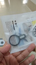 RingKe通用手機掛繩短款霓虹彩色手提指環(huán)扣防丟吊繩簡約掛件韓國 煙灰黑 曬單實拍圖