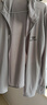 德?tīng)柣莘罆褚履邢募鹃L(cháng)袖輕薄夾克外套上衣皮膚衣輕薄 銀灰色 2XL 曬單實(shí)拍圖