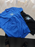 真維斯男童夏季速干套裝兒童夏款運動(dòng)短袖T恤男大童夏裝衣服休閑兩件套 【速干套裝】寶藍黑/J藍星球K 150 曬單實(shí)拍圖
