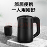 美的（Midea）燒水壺電熱水壺迷你便攜式燒水杯 旅行小容量0.6L 304不銹鋼開水壺輕音煮水自動(dòng)斷電燒水壺06M102 曬單實(shí)拍圖