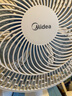 美的（Midea）臺式電風扇七葉柔風輕音臥室宿舍廣角遠距交流定頻臺扇辦公室桌面節(jié)能省電搖頭小型電扇 FGAU40D 曬單實拍圖