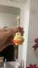 taoqibaby兒童含氟牙刷軟毛0-3-6歲 嬰幼乳牙清潔刷寶寶專用防蛀牙刷小月齡 【0-2歲】黃色【贈收納盒】 曬單實拍圖
