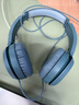 飛利浦（PHILIPS）頭戴式耳機(jī)有線(xiàn)耳機(jī)電腦耳麥帶麥克游戲耳機(jī)教育網(wǎng)課學(xué)習(xí)3.5mm音頻接口TAH4105青瓷藍(lán) 曬單實(shí)拍圖