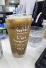 晴碧琳玻璃杯帶吸管高顏值辦公室?guī)w喝水杯子咖啡杯隨行杯夏季冷飲杯 帶蓋玻璃杯+吸管 400ml （字體顏色隨機(jī)） 曬單實(shí)拍圖