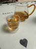 班意 耐熱玻璃品茗杯雙層玻璃杯防燙隔熱透明喝茶小茶杯花茶杯 彩虹國度(雙層防燙品杯) 曬單實拍圖