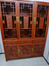 崇城古典家具中式實(shí)木書(shū)柜明清仿古書(shū)櫥儲物書(shū)架雕花辦公組合柜置物架 150三門(mén)三斗書(shū)柜150*38*196 曬單實(shí)拍圖
