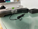 宏碁（acer）電腦音響藍(lán)牙小音箱家用桌面臺式電腦筆記本用超重低音炮USB長條游戲電競迷你手機(jī)小鋼炮RGB發(fā)光 曜石黑有線【旋鈕調(diào)音】 曬單實拍圖