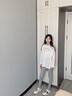 NICKYBABY女童打底褲春秋季純棉薄款2025新款洋氣大童灰色褲子秋裝兒童長(zhǎng)褲 9658灰色【春秋款】 130 曬單實(shí)拍圖