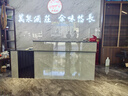 然霆公司前臺接待臺咨詢(xún)柜臺桌簡(jiǎn)約美容店服裝店吧臺收銀臺 水墨灰理石+黑色【左拐角】 220x60x100cm 曬單實(shí)拍圖