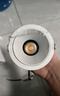 鹿家良品（LUUGAA）星月小山丘射燈嵌入式洗墻燈深杯防?？蛷d孔燈無主燈玄關(guān)過道燈 【薦】開孔75mm|7W|4000K|白杯 曬單實拍圖