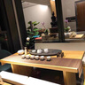 奧斯彩登（OSTRADAN） 新中式茶桌 純實木休閑長條桌茶座 桌椅組合 大泡茶桌 長凳長桌 直角邊-板厚5cm 私人定制【尺寸-顏色】-聯(lián)系客服 曬單實拍圖