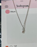 中國黃金（CHINA GOLD）S925銀項鏈女款百搭小眾小魚吊墜首飾情人節(jié)生日禮物送女友愛人 小魚項鏈 曬單實拍圖