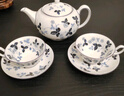 WEDGWOOD[七夕禮物]野草莓墨藍(lán)茶壺茶杯碟骨瓷咖啡杯碟精致下午茶禮盒 野草莓墨藍(lán)2杯2碟 177ml 曬單實(shí)拍圖