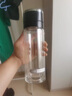 麥舒特德國保溫杯男款玻璃雙層隔熱摔不爛茶水分離商務水杯泡茶杯送爸爸 【雙層耐熱防爆】鋼本色350ml高 曬單實拍圖