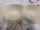 菇娘家無(wú)肩帶內衣承托杯防滑無(wú)痕女抹胸隱形聚攏美背文胸大碼胸罩裹胸 曬單實(shí)拍圖