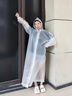 JCZS德國(guó)雨衣成人外穿長(zhǎng)款全身防暴雨戶外旅行加厚eva防水防雨一次性 【加厚款】白色 成人雨衣 均碼 1件 曬單實(shí)拍圖
