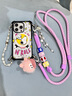 CASETIFY【背帶】基礎(chǔ)手機配件 織繩手機背帶/8mm斜挎背帶/雙扣便攜背帶 適用于iPhone全系列 【雙扣】蜜蘿紫（新色） 曬單實拍圖