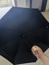 小房子高端折疊實木手柄防紫外線晴雨兩用傘太陽傘廣告?zhèn)阌陚愣ㄖ苐ogo 三折手開木柄梧桐米 53.5cm*8k 曬單實拍圖