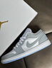 耐克（NIKE）JORDAN 1 LOW 女子運(yùn)動(dòng)鞋刺繡板鞋 DC0774-105 42 曬單實(shí)拍圖