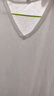 優(yōu)衣庫女裝竹節(jié)紗V領(lǐng)T恤/短袖棉白T上衣打底內(nèi)搭春夏新款483576 00 白色 M /160/84A 曬單實(shí)拍圖