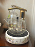 金鑲玉煮茶套裝 電陶爐玻璃煮茶壺器家用全自動(dòng)圍爐煮茶 岳恒百鳥(niǎo)爭鳴 曬單實(shí)拍圖