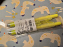 派通（Pentel）SXS15 按動熒光筆 記號筆標記筆 可換芯 伸縮式熒光筆4.5mm 黃色（2支裝） 曬單實拍圖