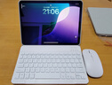 VXJ適用蘋果ipadair7藍牙鍵盤磁吸保護套10.2平板代無筆槽pro12.9亞克力防彎殼13透明5包邊m4鼠標(biāo)套裝 【720亞克力套裝丨背光版030鍵盤丨鼠標(biāo)】灰色 iPad Air7 2025 曬單實拍圖