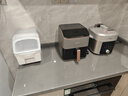 美的（Midea）AI烹飪空氣炸鍋 透明可視不用翻面 大容量智能觸控 空氣炸鍋烤箱一體機(jī)三合一5.3L KZC539J5 曬單實(shí)拍圖