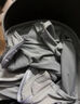 何健弓防曬衣女夏季防紫外線防曬服冰絲涼感透氣寬松戶外騎車連帽防曬衫 黑膠帽檐款（遠山灰） 均碼 【80-160斤】 曬單實拍圖